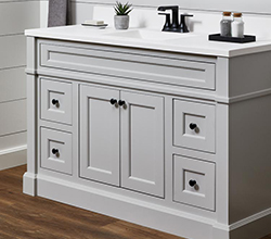 Bertch Vanities – Avery Style, Birch wood with Lighthouse color / finish.